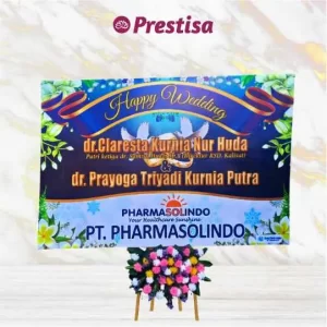 Karangan Bunga Papan Wedding - Jember - Promo - 001