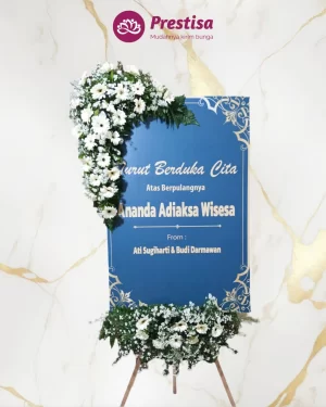 Karangan Bunga Papan Kertas - Jakarta - New - 006