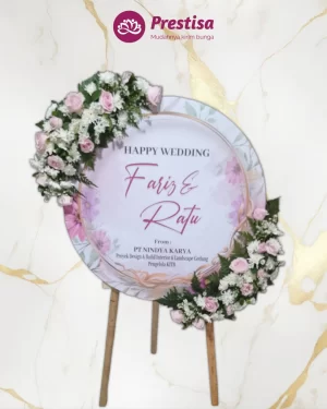 Karangan Bunga Papan Kertas - Jakarta - New - 011