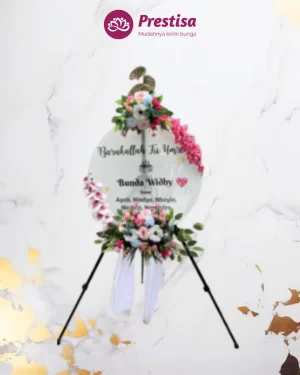 Karangan Bunga Papan Akrilik - Jakarta - New - 001