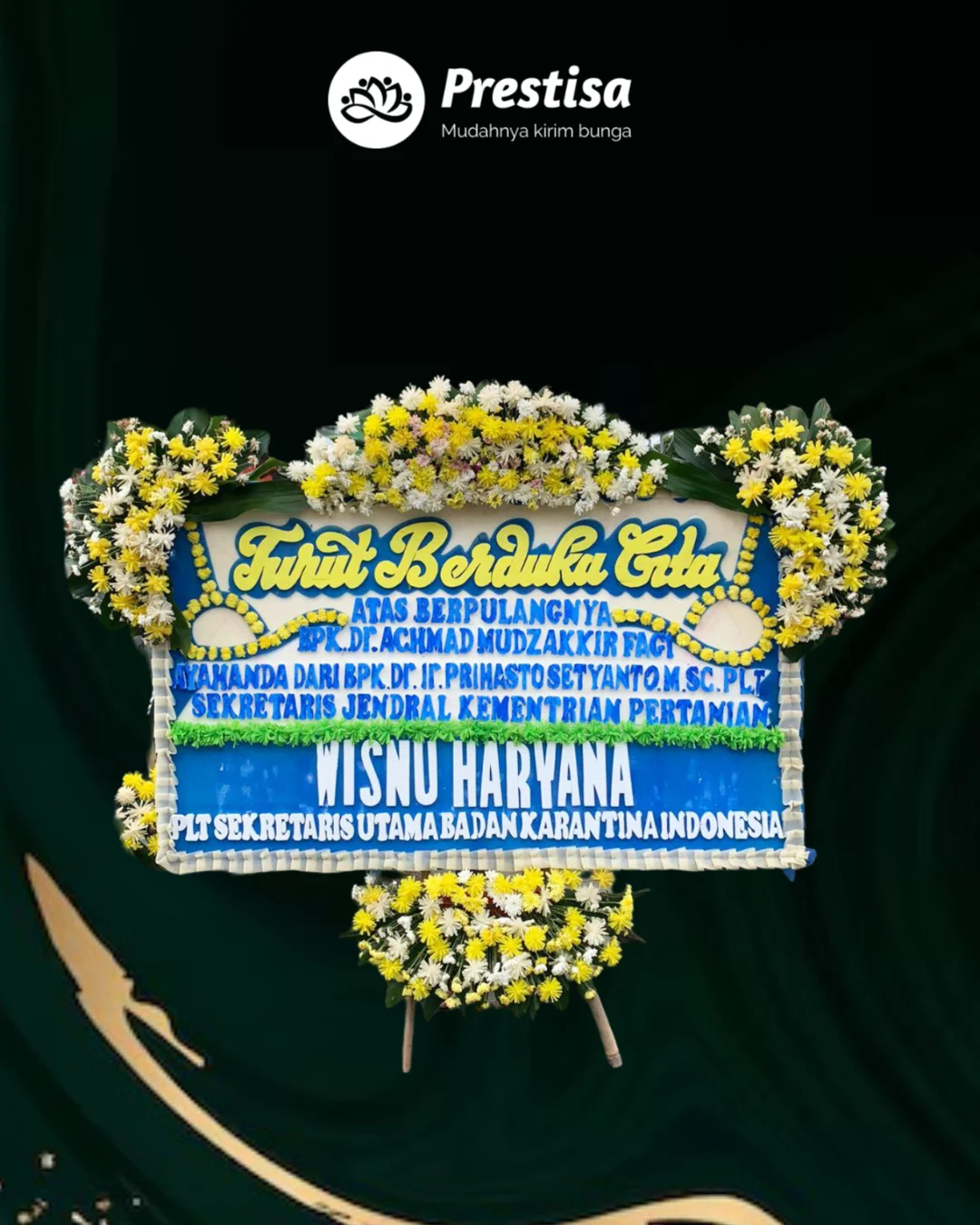 Karangan Bunga Papan Duka Cita – Jakarta – New – 04