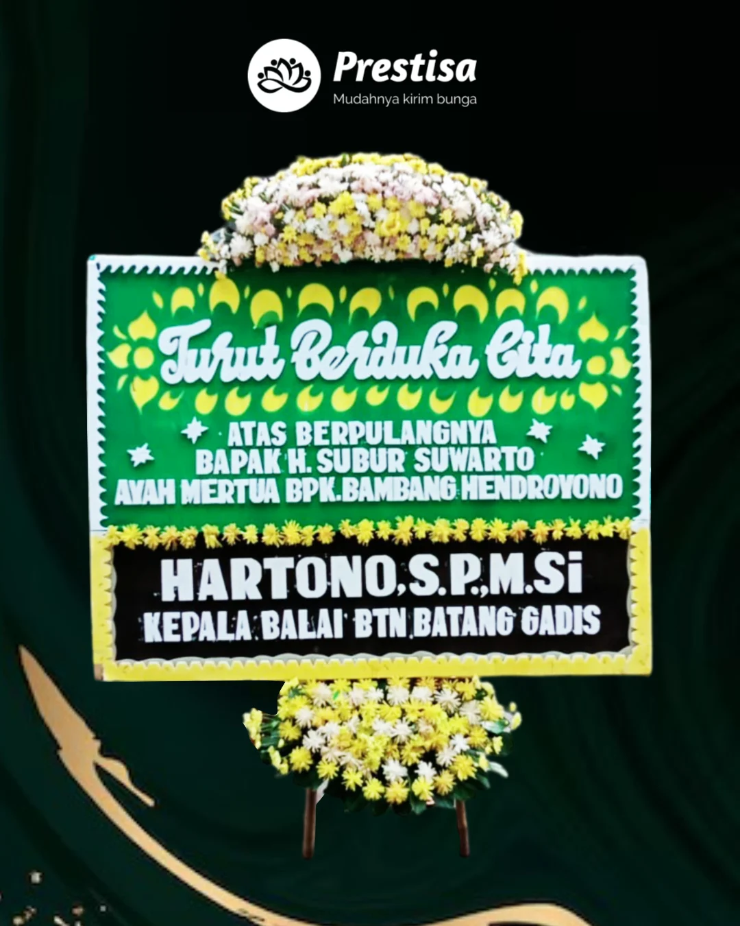 Karangan Bunga Papan Duka Cita – Jakarta – New – 05