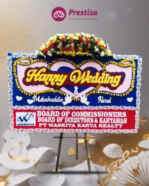 Karangan Bunga Papan Wedding – Jakarta – New – 02