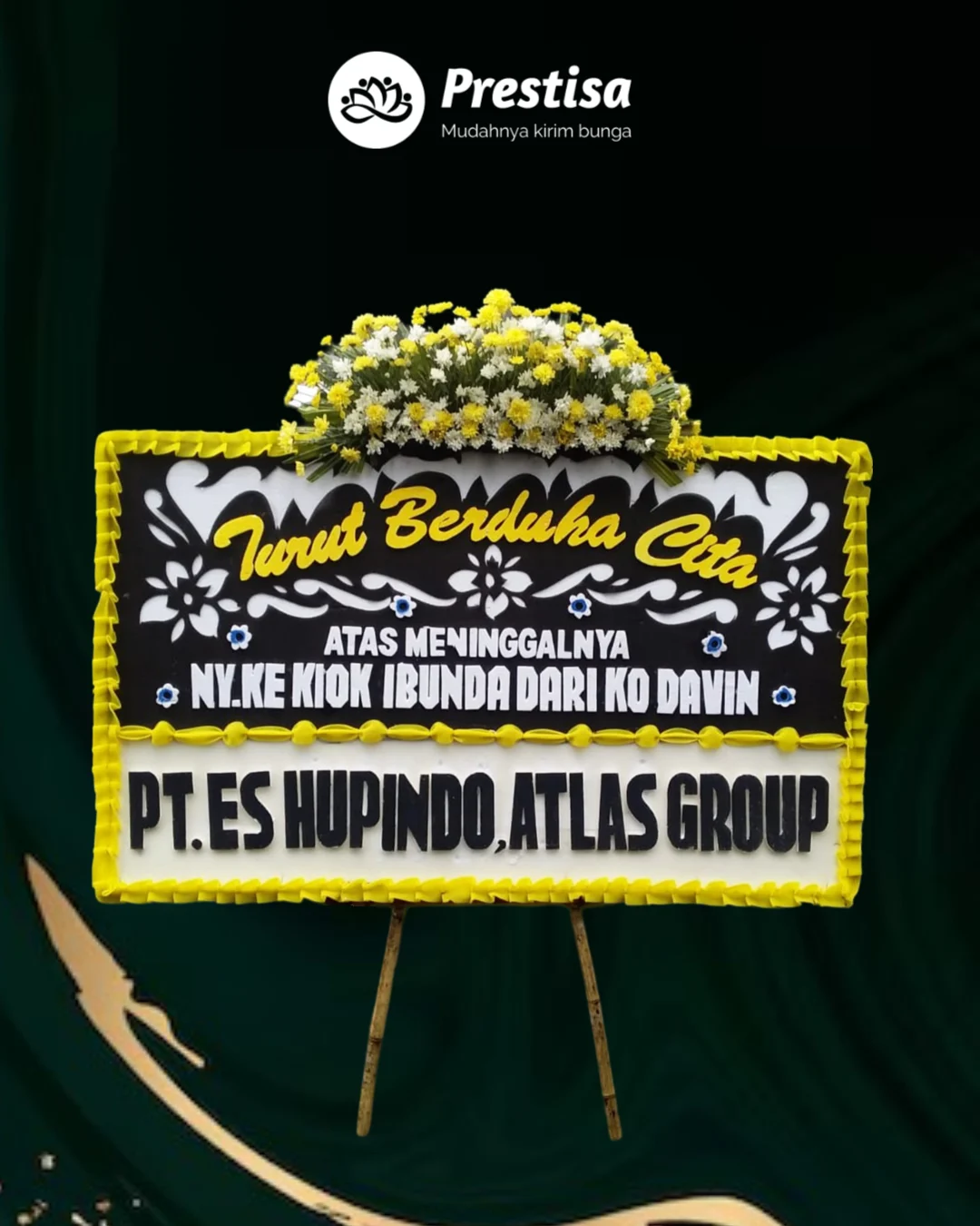 Karangan Bunga Papan Duka Cita – Jakarta – New – 08