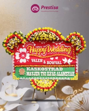 Karangan Bunga Papan Wedding – Jakarta – New – 10