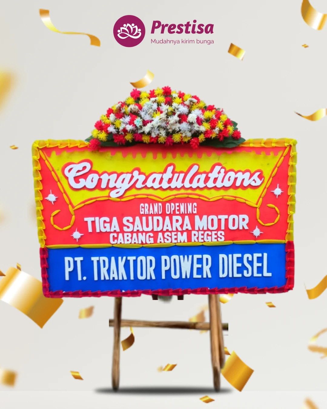 Karangan Bunga Papan Congratulation – Jakarta – New – 08