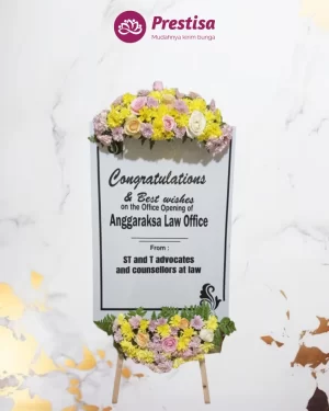 Karangan Bunga Papan Akrilik - Jakarta - New - 007