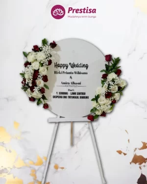 Karangan Bunga Papan Akrilik - Jakarta - New - 012