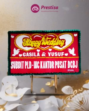 Karangan Bunga Papan Wedding – Jakarta – New – 13