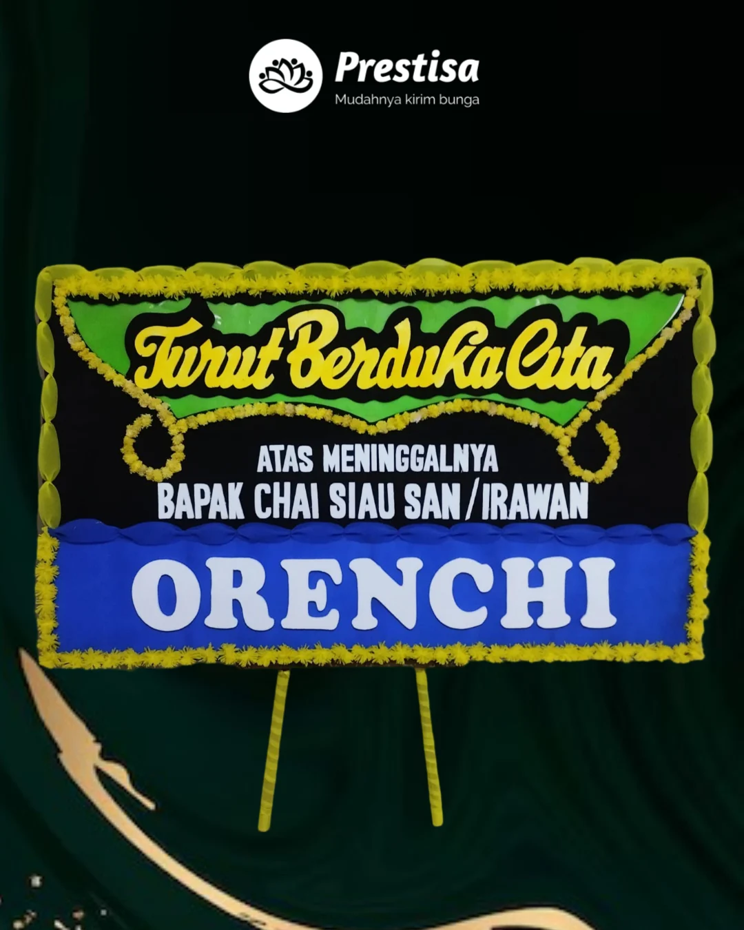 Karangan Bunga Papan Duka Cita – Jakarta – New – 07