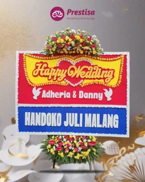 Karangan Bunga Papan Wedding – Jakarta – New – 17