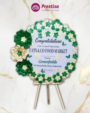 Karangan Bunga Papan Kertas - Jakarta - New - 013