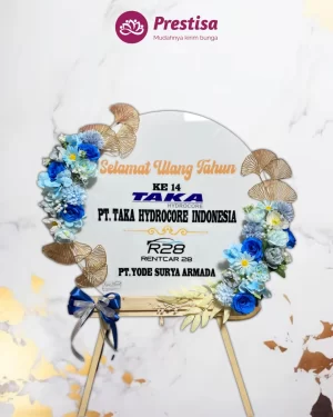 Karangan Bunga Papan Akrilik - Jakarta - New - 013