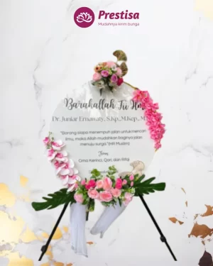 Karangan Bunga Papan Akrilik - Jakarta - New - 003