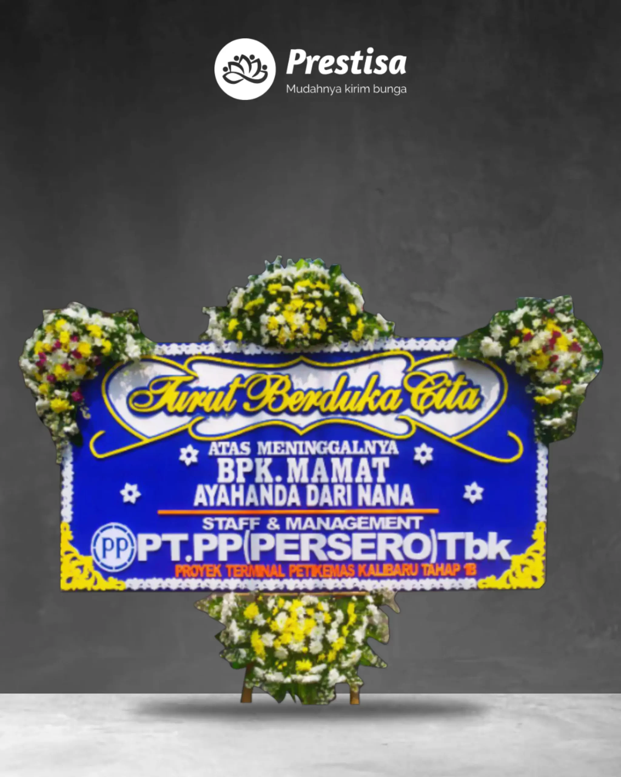 Karangan Bunga Papan – Duka Cita– Indramayu– 7