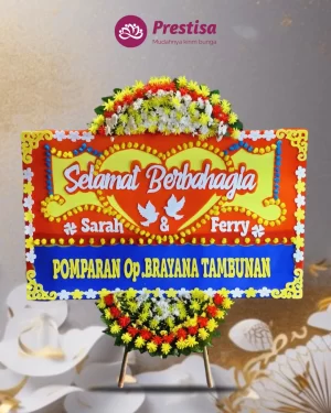 Karangan Bunga Papan Wedding – Jakarta – New – 15