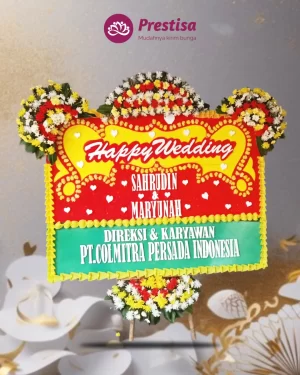 Karangan Bunga Papan Wedding – Jakarta – New – 24