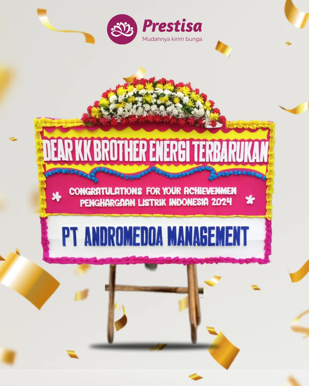 Karangan Bunga Papan Congratulation – Jakarta – New – 14