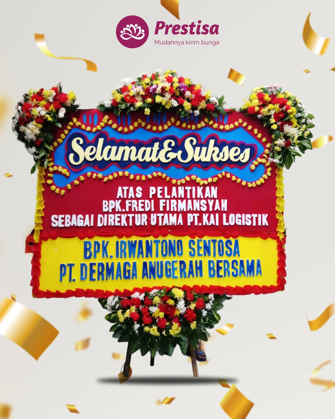 Karangan Bunga Papan Congratulation – Jakarta – New – 24