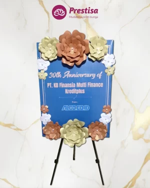 Karangan Bunga Papan Kertas - Jakarta - New - 004