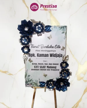 Karangan Bunga Papan Kertas - Jakarta - New - 009