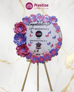 Karangan Bunga Papan Kertas - Jakarta - New - 014