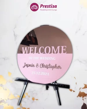 Karangan Bunga Papan Akrilik - Jakarta - New - 004