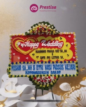 Karangan Bunga Papan Wedding – Jakarta – New – 21