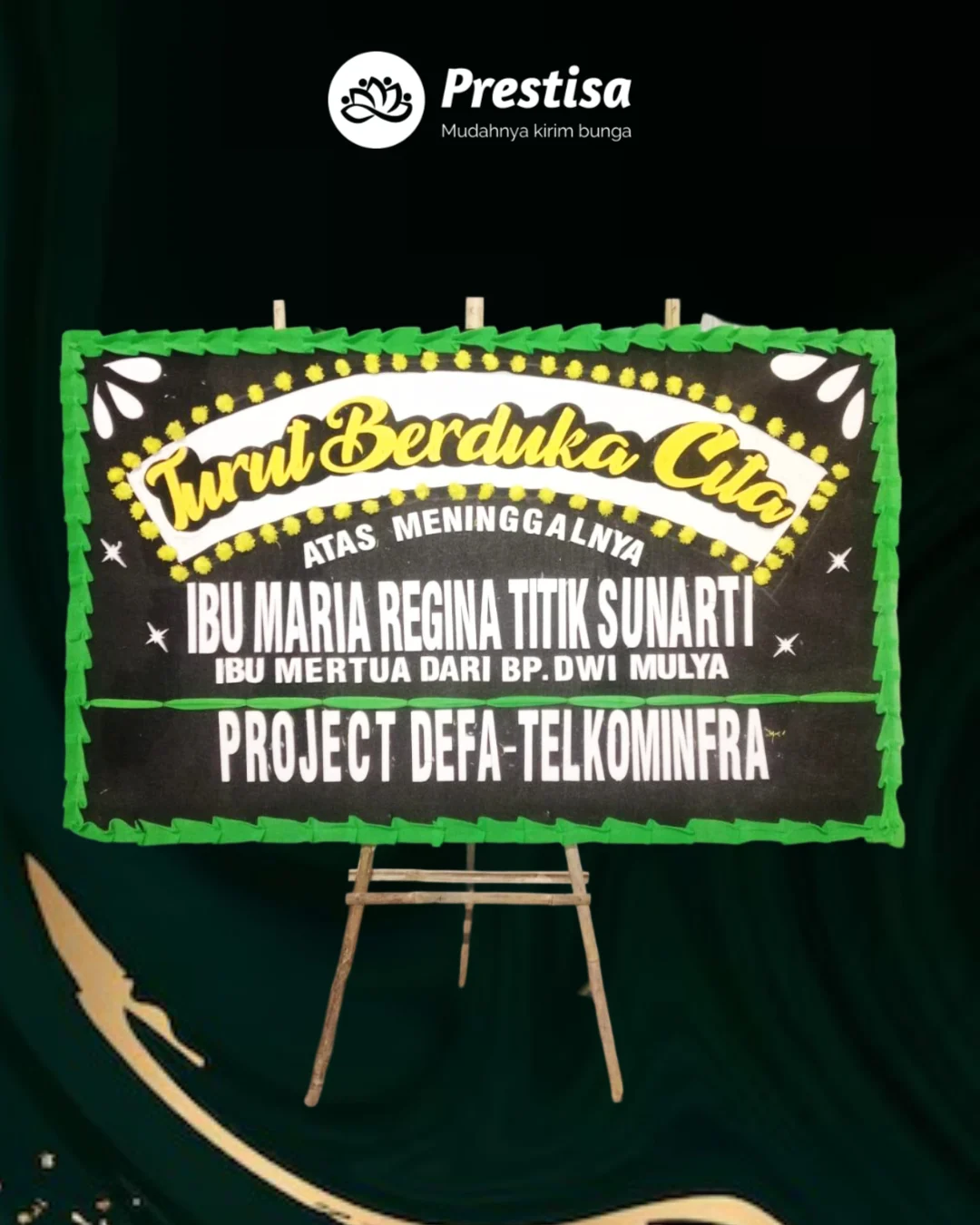 Karangan Bunga Papan Duka Cita – Jakarta – New – 19