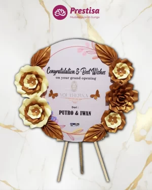 Karangan Bunga Papan Kertas - Jakarta - New - 015