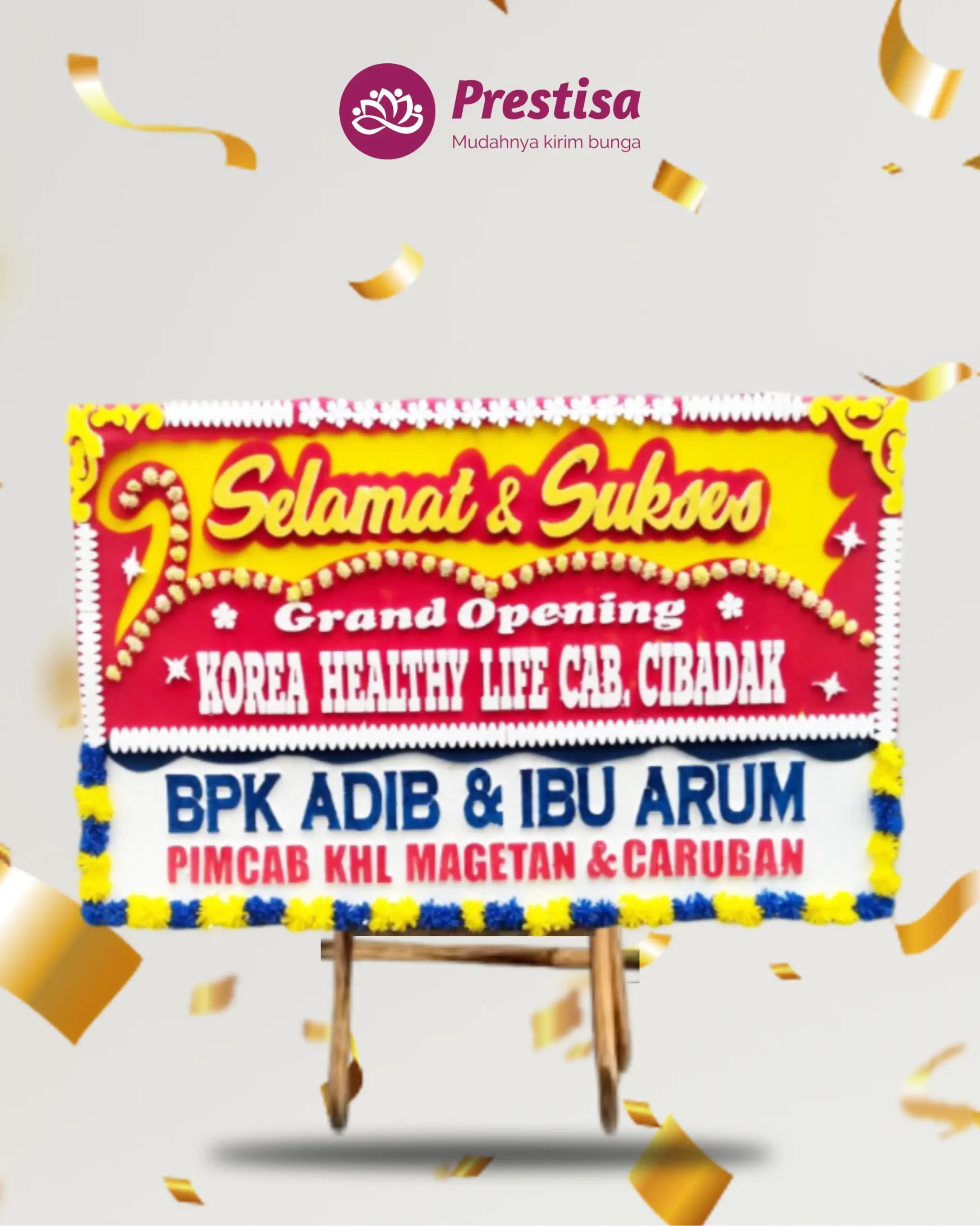 Karangan Bunga Papan – Congratulation– Indramayu– 1