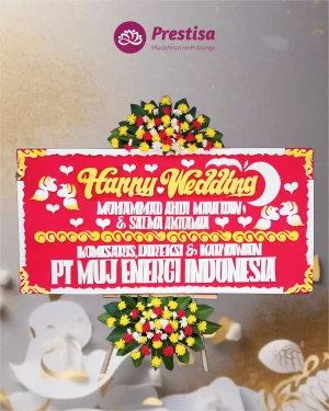 Karangan Bunga Papan – Wedding – Cirebon – 4