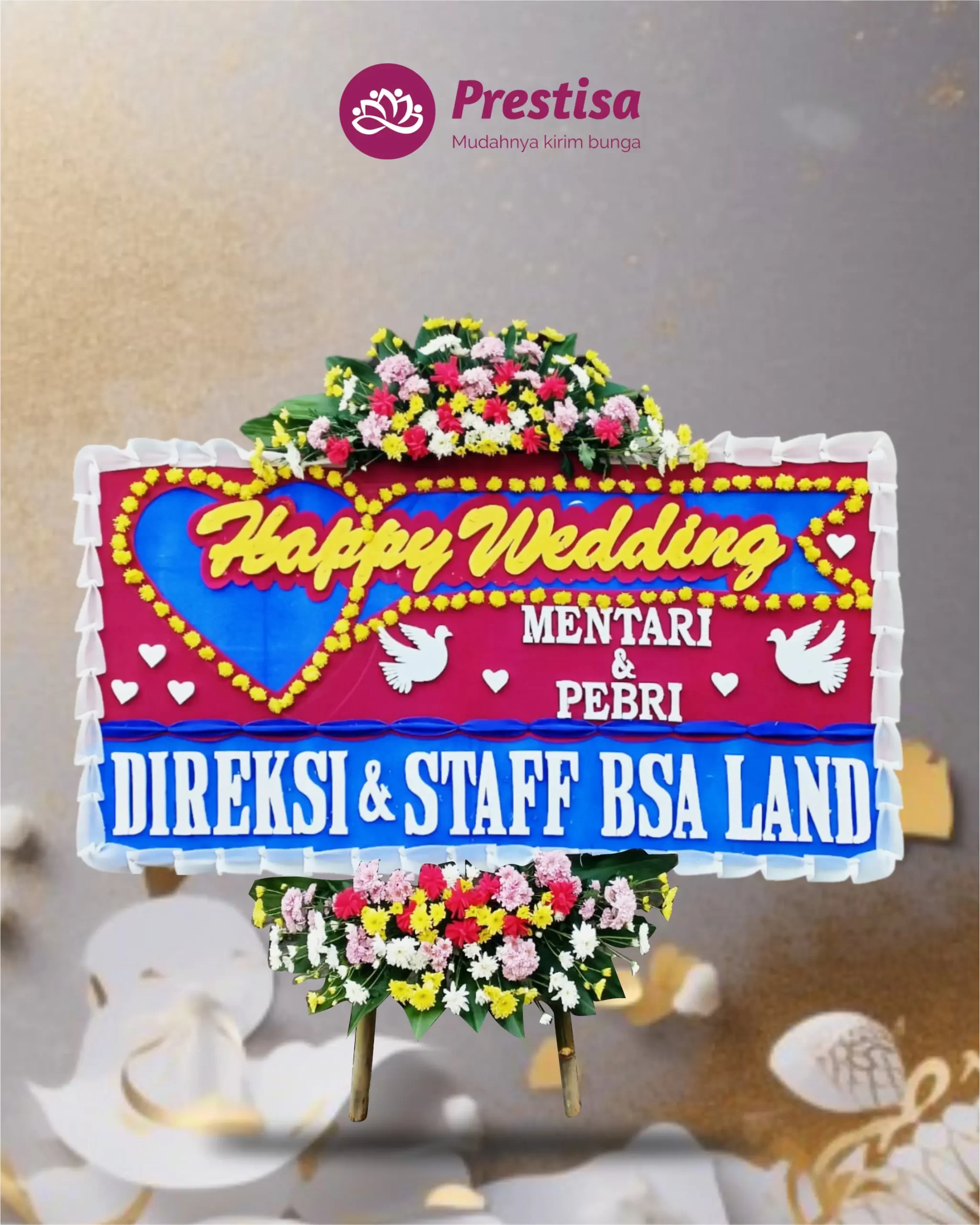 Karangan Bunga Papan – Wedding– Sumedang – 3
