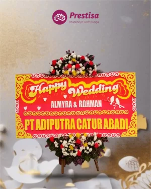 Karangan Bunga Papan – Wedding– Purwakarta– 6