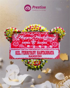 Karangan Bunga Papan – Wedding – Cirebon – 9