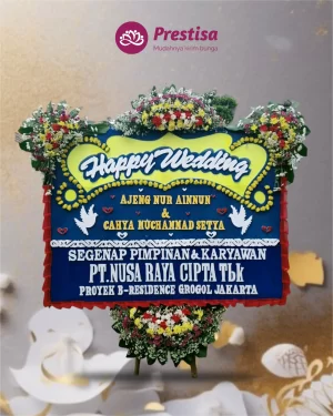 Karangan Bunga Papan – Wedding– Sumedang – 8