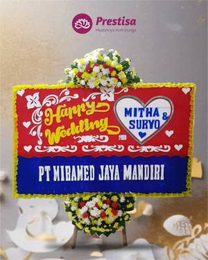 Karangan Bunga Papan – Wedding– Indramayu– 6