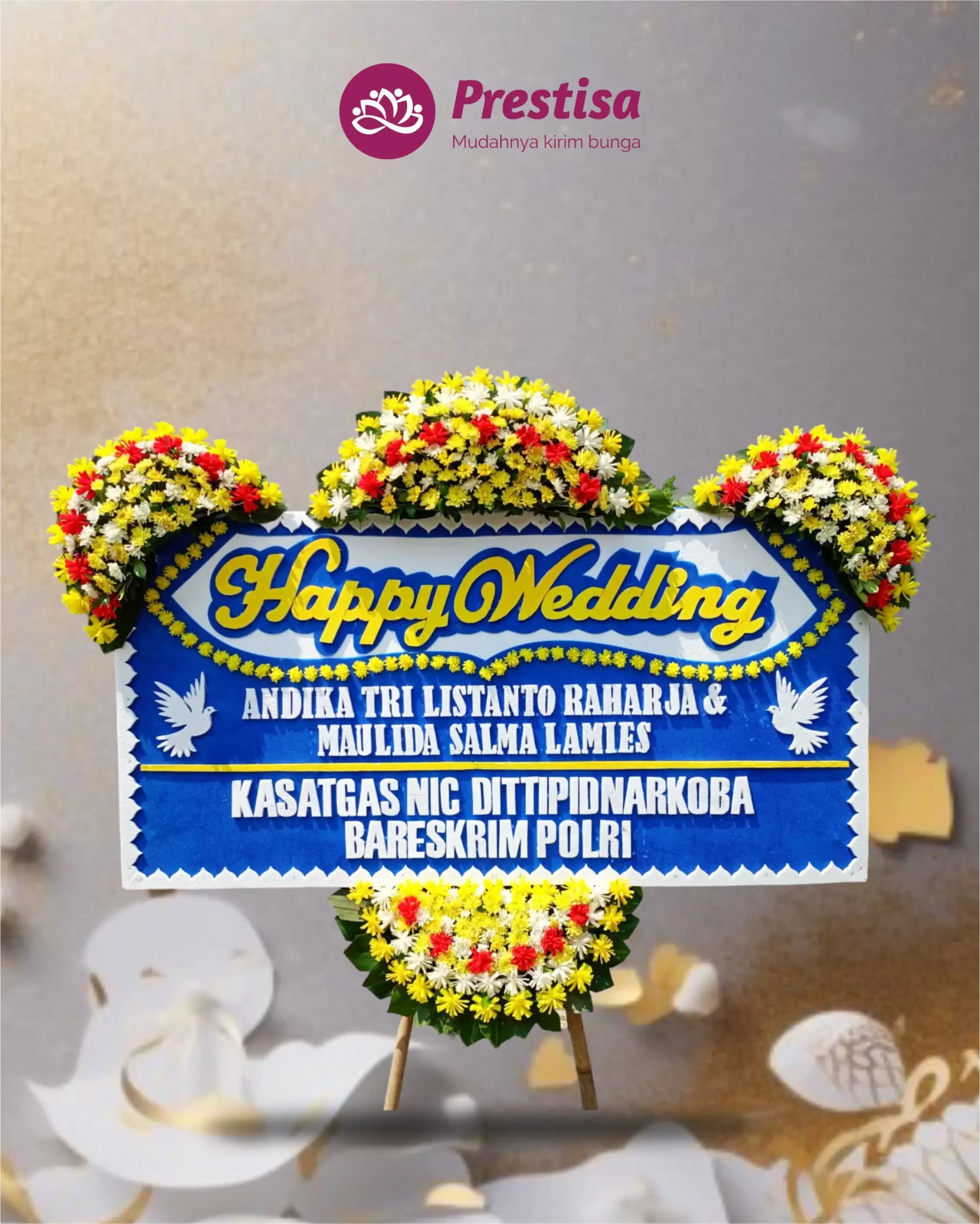Karangan Bunga Papan – Wedding– Sumedang – 7