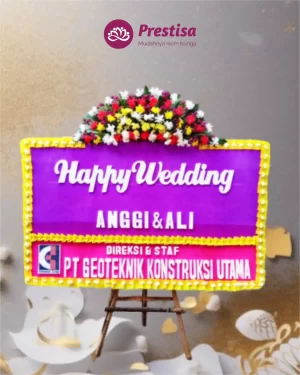Karangan Bunga Papan – Wedding – Cirebon – 2