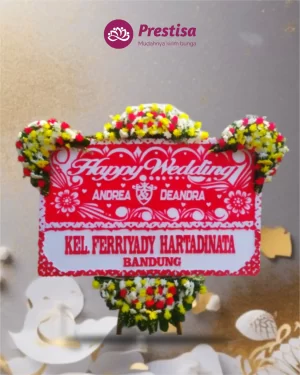 Karangan Bunga Papan – Wedding– Indramayu– 7