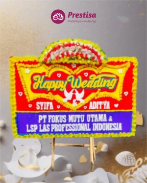 Karangan Bunga Papan – Wedding– Karawang – 3