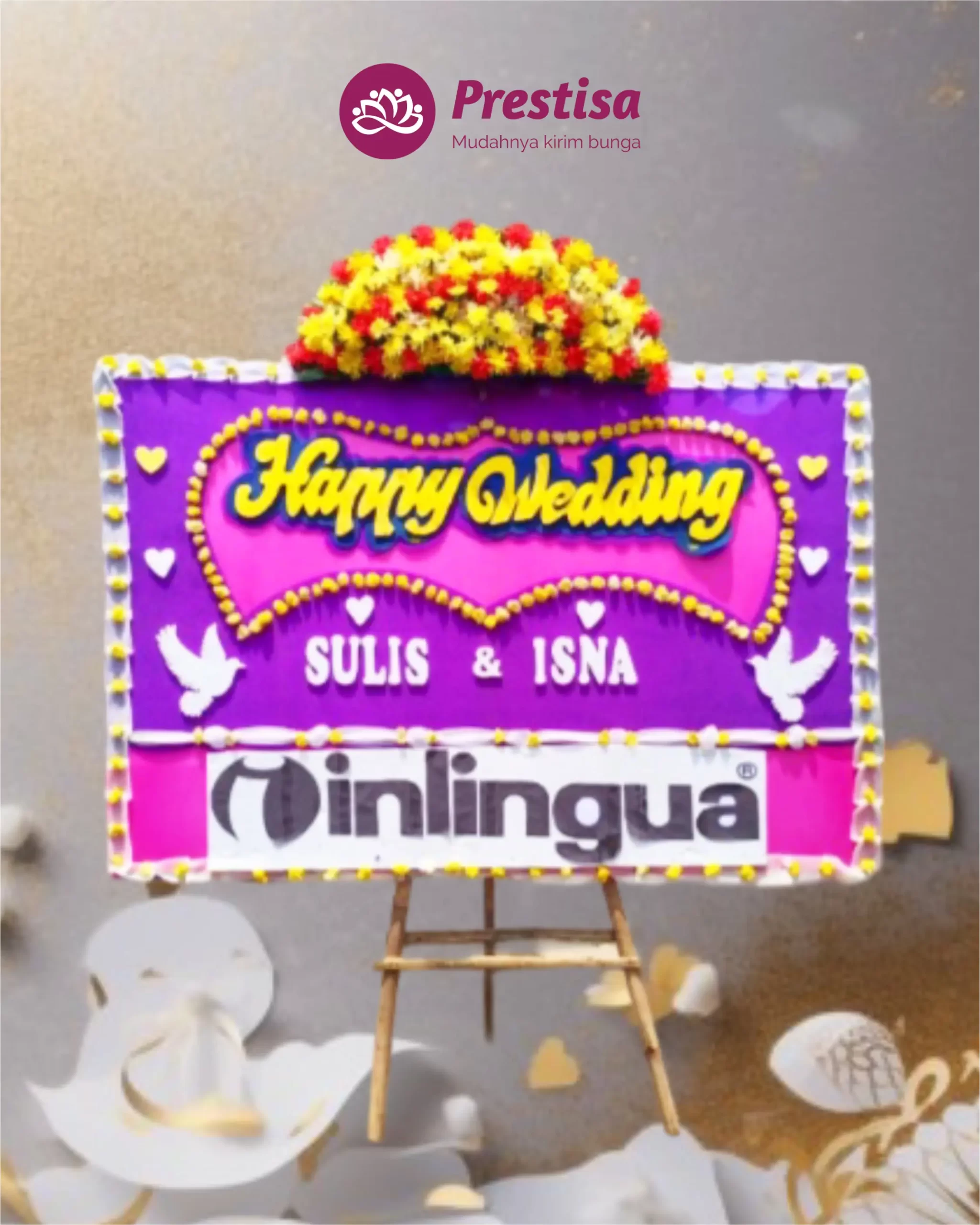 Karangan Bunga Papan – Wedding – Cirebon – 3