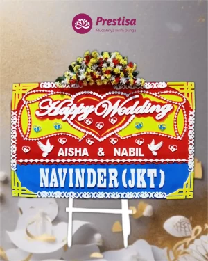 Karangan Bunga Papan – Wedding– Karawang – 2