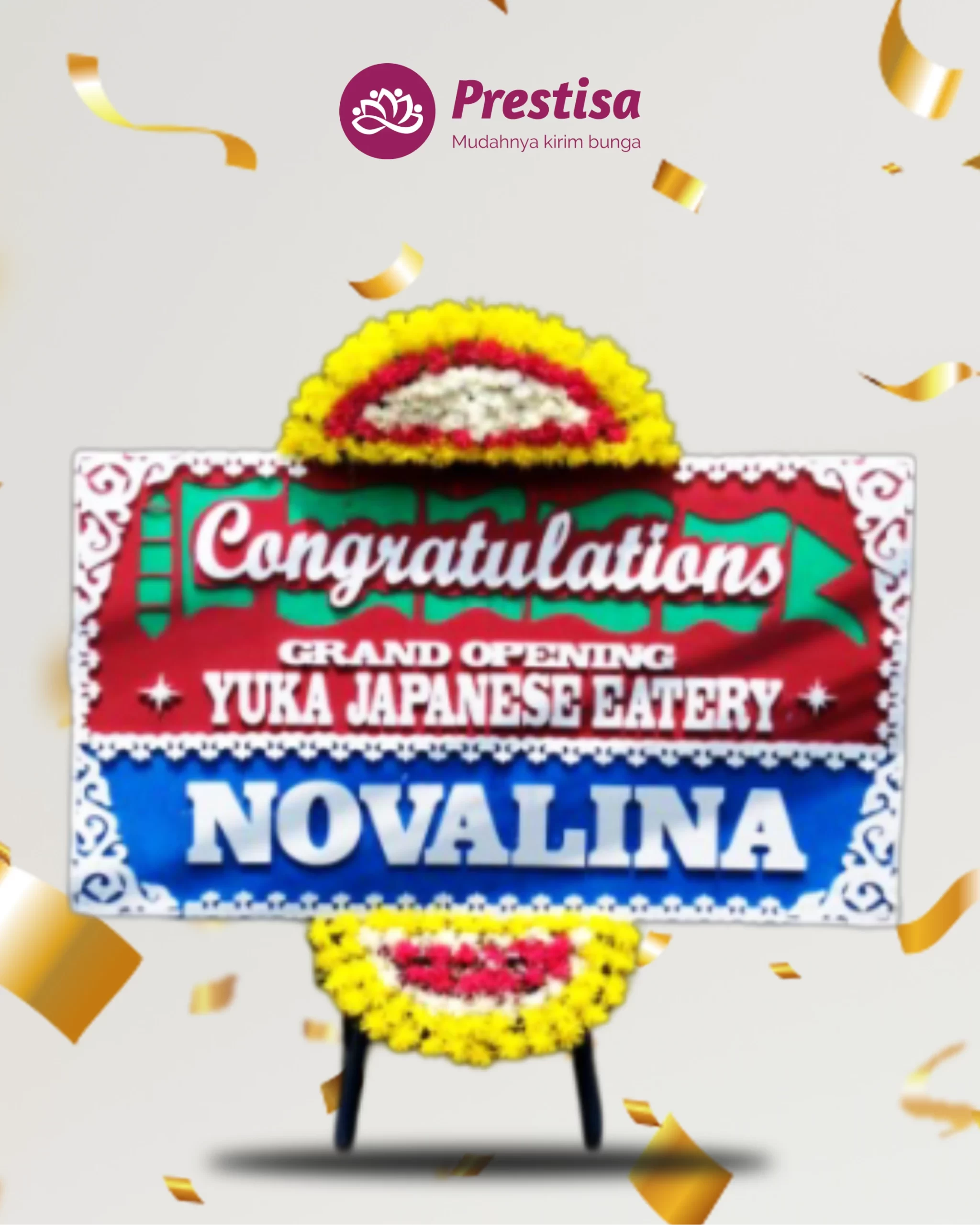 Karangan Bunga Papan – Congratulation – Karawang – 5