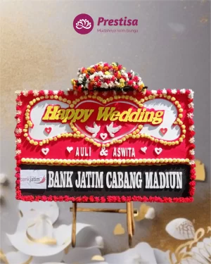 Karangan Bunga Papan – Wedding– Karawang – 1