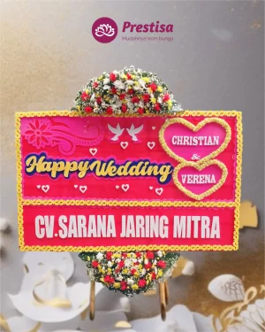 Karangan Bunga Papan – Wedding– Karawang – 4