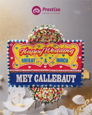 Karangan Bunga Papan – Wedding– Karawang – 5