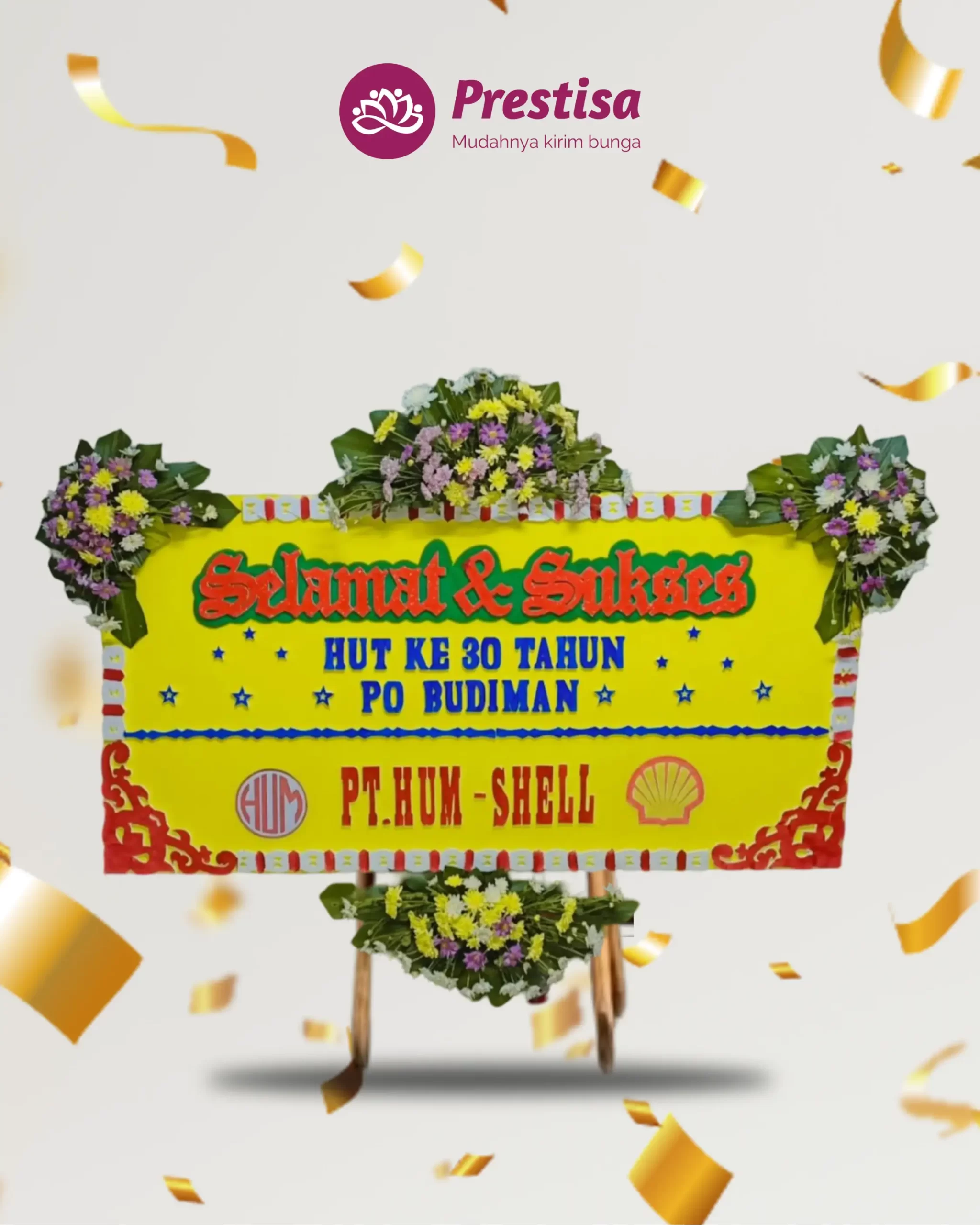 Karangan Bunga Papan – Congratulation – Sukabumi – 8