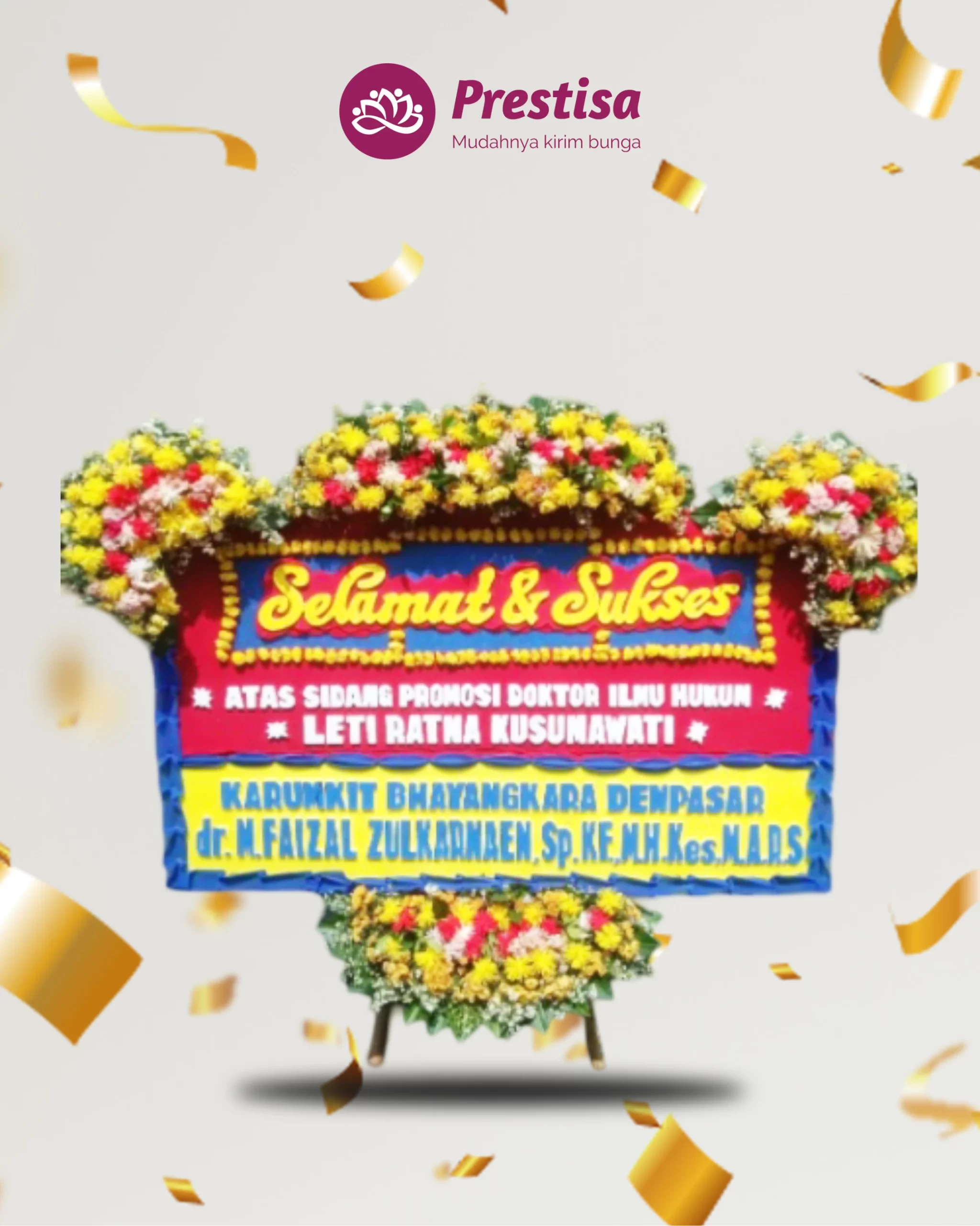 Karangan Bunga Papan – Congratulation – Karawang – 7