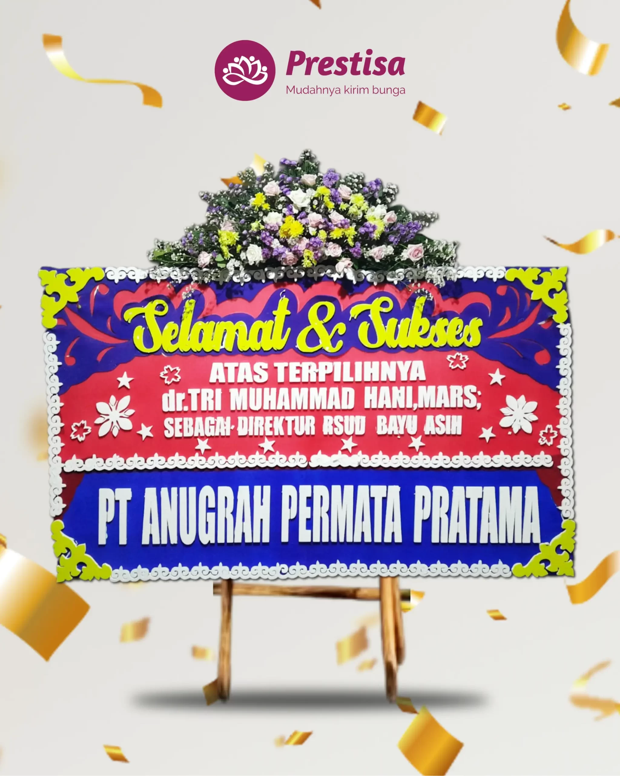 Karangan Bunga Papan – Congratulation– Purwakarta– 1